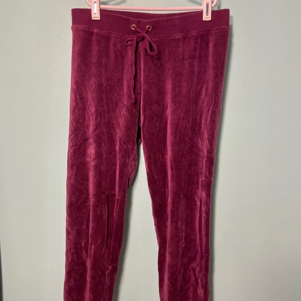 Juicy Couture velour jogger sweat pants